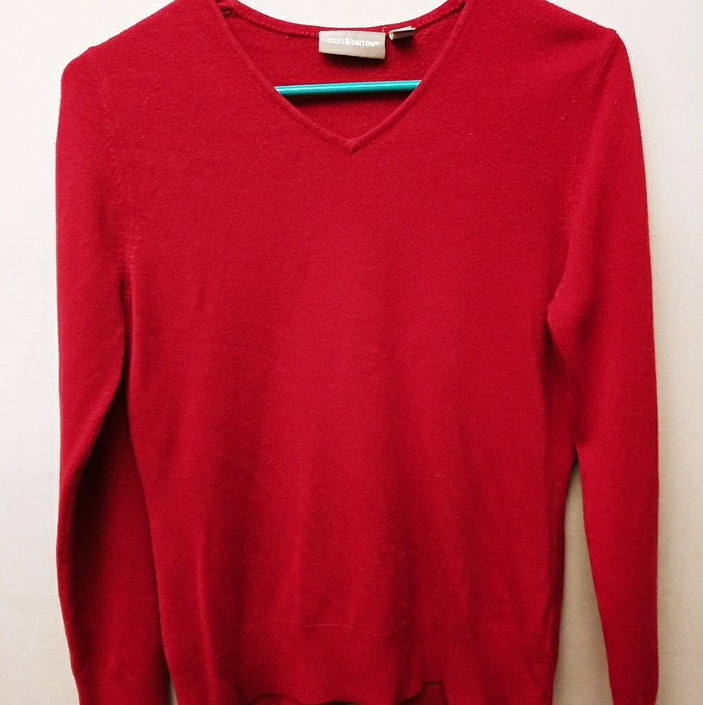 Red sweater